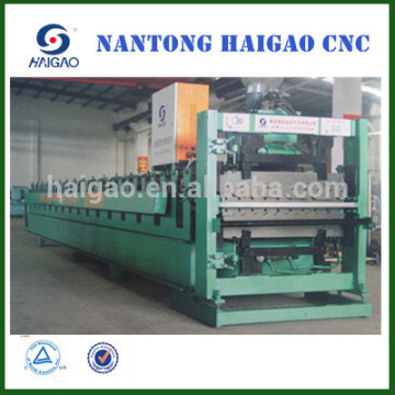 Double Layer CNC color steel roll forming machine/ color sheet metal roofing